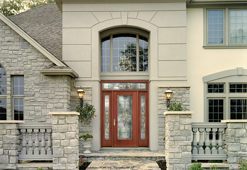 front door glass options