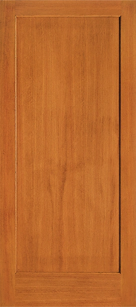 Flat 1 Panel, Authentic Wood Door, HomeStory 